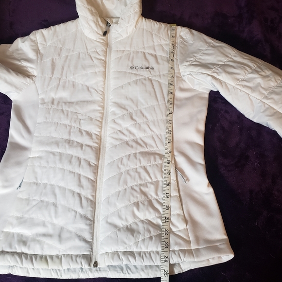 Columbia Omni-Heat Lightweight Puffer Jacket White Women's Size Medium - Picture 8 of 15